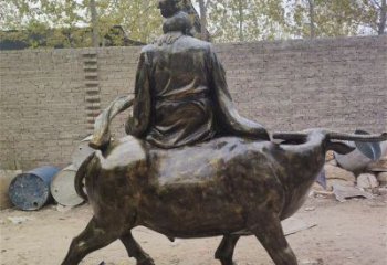 房地產老牛雕塑，仿古動漫雕塑，噴砂制造