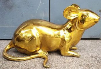 房地產(chǎn)老鼠雕塑，仿古動漫雕塑，噴砂制造