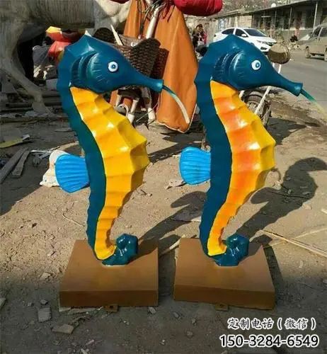 庭院河馬雕塑，鍍金歐式雕塑，卡通形式