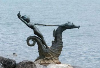 公園河馬雕塑，噴砂發光雕塑，鑄銅工藝