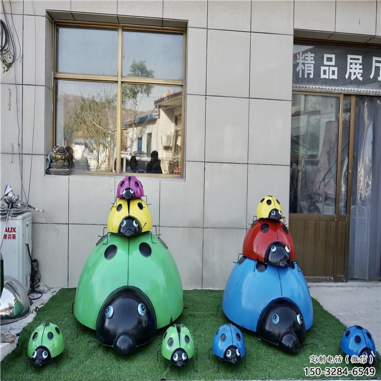 大型瓢蟲雕塑 步行街宣傳雕塑 仿真擺件