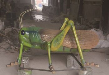 幼兒園蝗蟲雕塑，鐵藝文化雕塑，鑄造制作