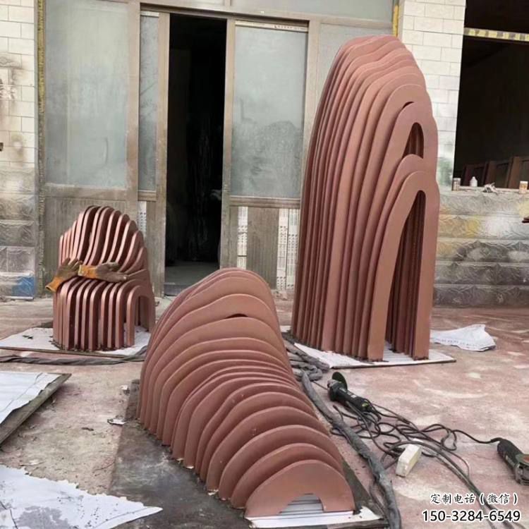 幼兒園假山雕塑，鐵藝文化雕塑，鑄造制作