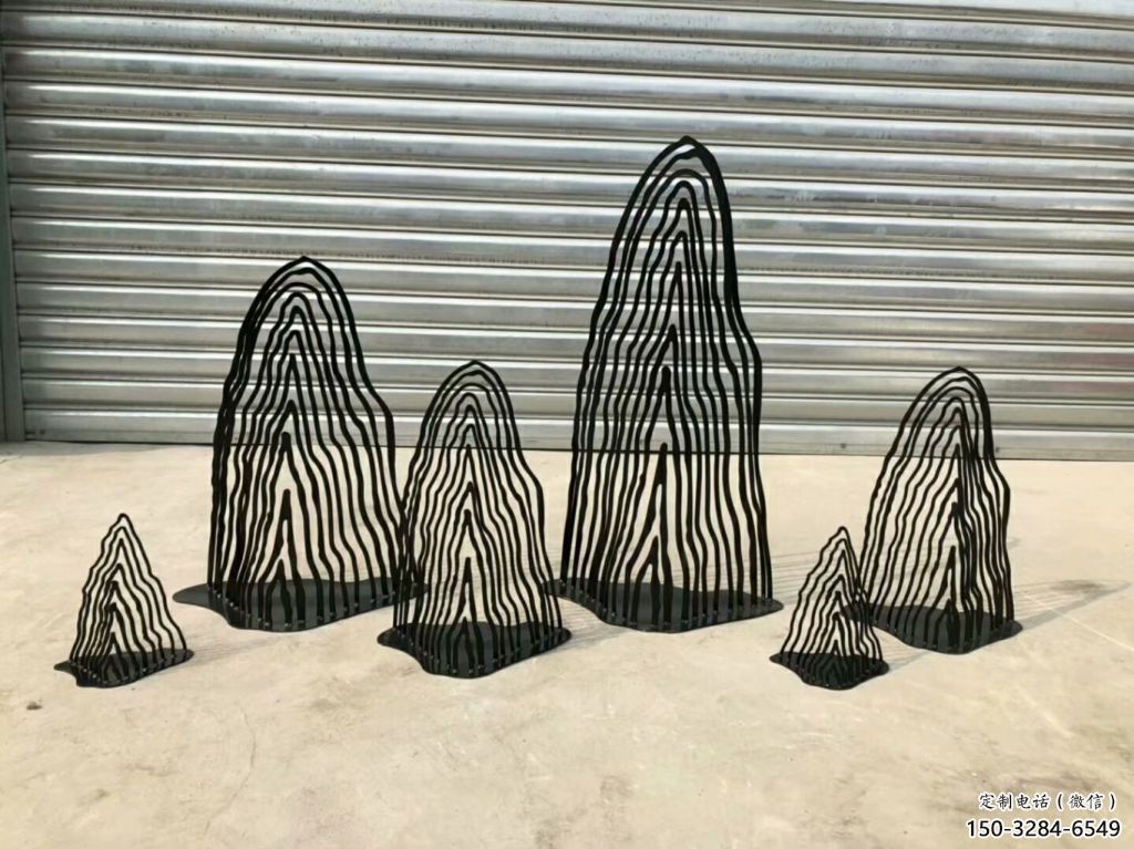 酒店假山雕塑，鍍金歐式雕塑，仿古擺件