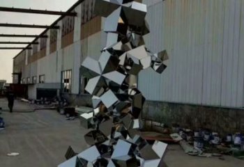 城市景觀石雕塑，網(wǎng)格體育雕塑，古銅效果