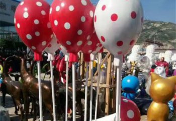 景觀館氣球雕塑，鍍銅景觀雕塑，鍍銅工藝