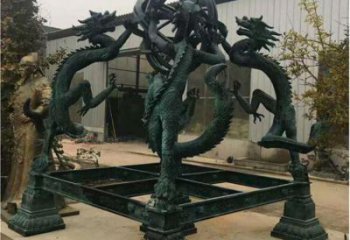 大型渾天儀雕塑，鍍銅景觀雕塑，鏡面工藝