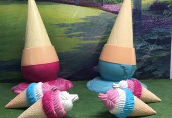 雪糕雕塑 庭院雕塑 標(biāo)識(shí)主題擺件