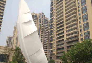 拉絲羽毛雕塑 大型別墅區小品 農村雕塑