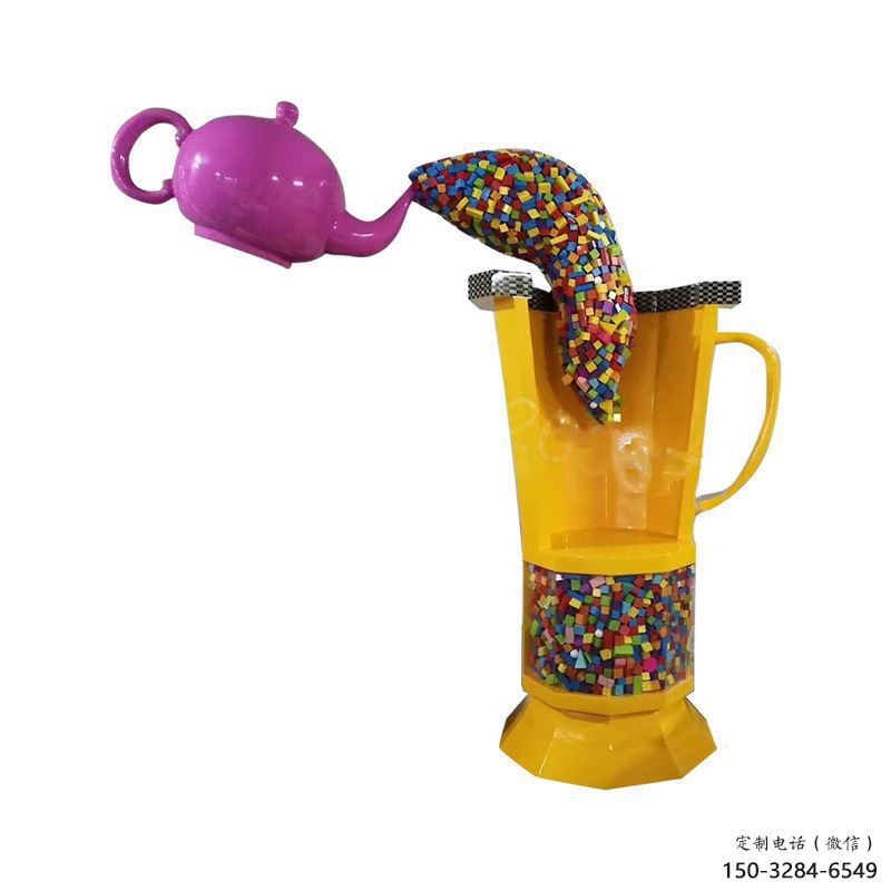 房地產懸壺雕塑廠家 現代景觀擺件 幾何雕塑