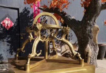 廣場地動(dòng)儀雕塑，抽象水景雕塑，抽象效果