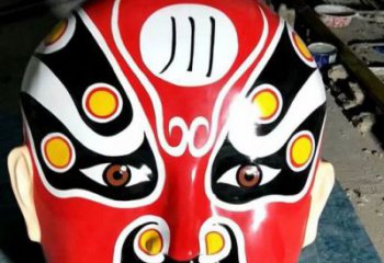 抽象臉譜雕塑 啞光景觀小品 室內雕塑