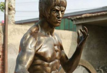 商業街李小龍雕塑廠 售樓處雕塑 近代擺件