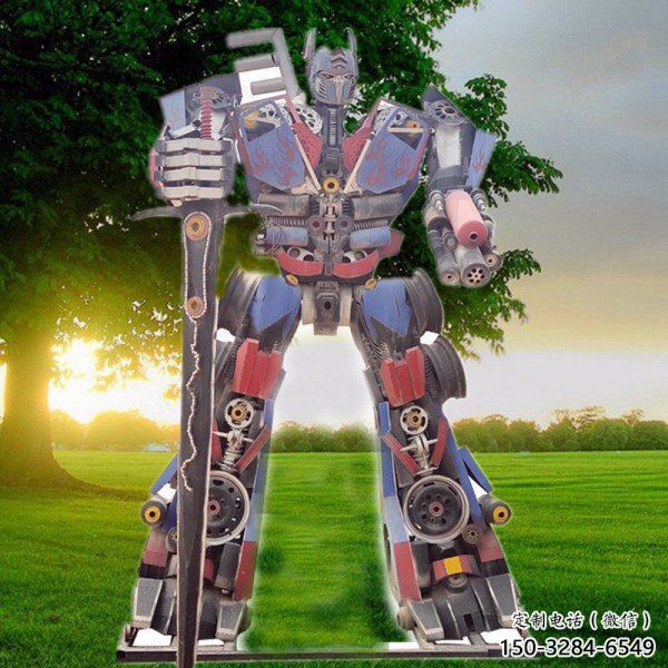 城市機器人雕塑廠 風景區彩繪雕塑 抽象擺件