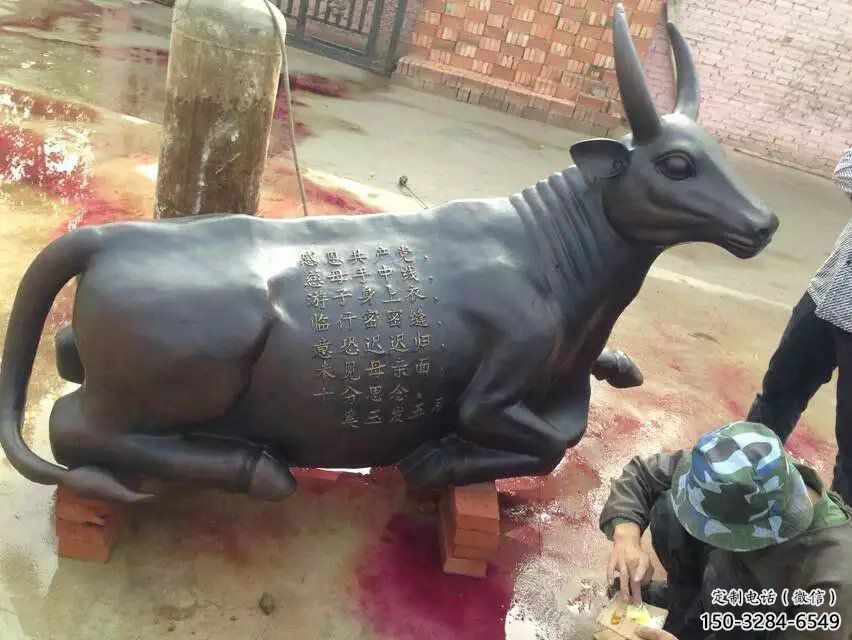 步行街牧童雕塑廠 游樂(lè)場(chǎng)民俗雕塑 鑄造鑄銅雕塑