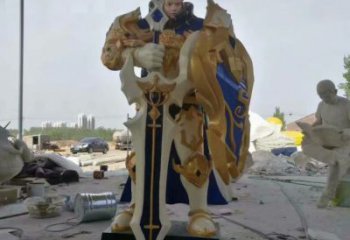 店門口機器人雕塑廠家 創意景觀雕塑 卡通擺件