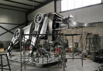 風(fēng)景區(qū)機(jī)器人雕塑廠家 售樓處廣場(chǎng)雕塑 仿古擺件