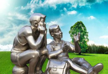 少先隊(duì)員雕塑 庭院學(xué)生雕塑 學(xué)校擺件