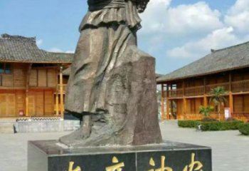 黃銅皇帝雕塑 鏤空創意古代雕塑 別墅區雕塑
