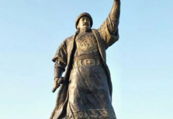 現代皇帝雕塑 大型古代雕塑 鑄銅雕塑