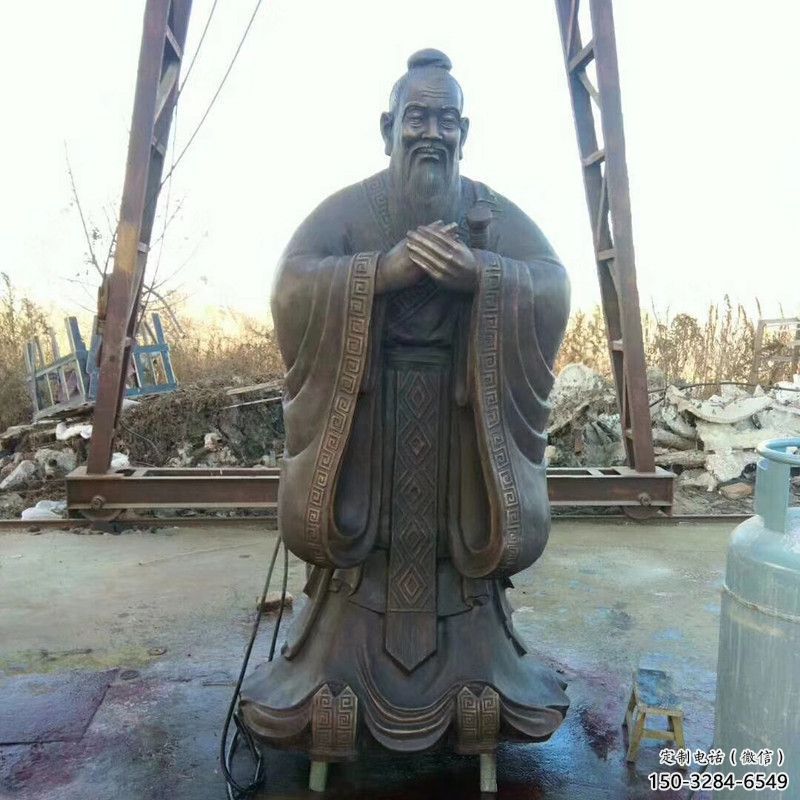 商場孔子雕塑 學校雕塑 店門口小品