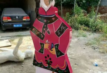 皮影雕塑 仿真傳統雕塑 烤漆雕塑