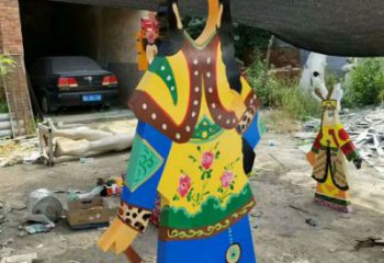 園林皮影雕塑 大型傳統雕塑 中式雕塑