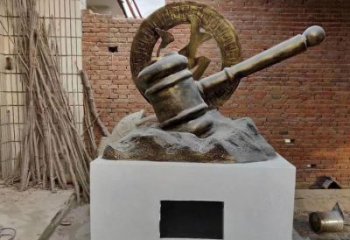 彩繪反腐雕塑 現代法治雕塑 公園倡廉雕塑