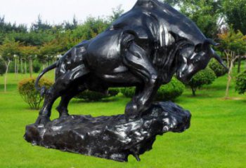 鑄銅華爾街牛雕塑 創(chuàng)意景觀雕塑 仿真擺件