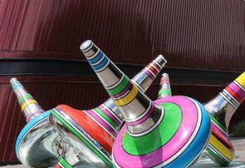 草地陀螺雕塑 現代校園雕塑 大型地標雕塑