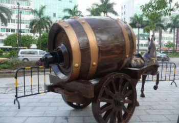 房地產酒壇子雕塑 現代酒文化雕塑 幾何酒壇雕塑