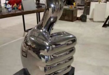 創意拳頭雕塑 啞光握拳雕塑 公園手勢雕塑