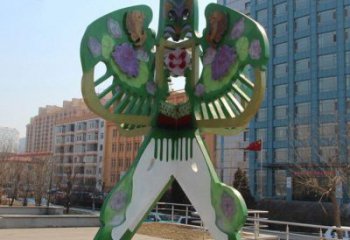 步行街風箏雕塑 游樂場雕塑 鑄造景觀雕塑