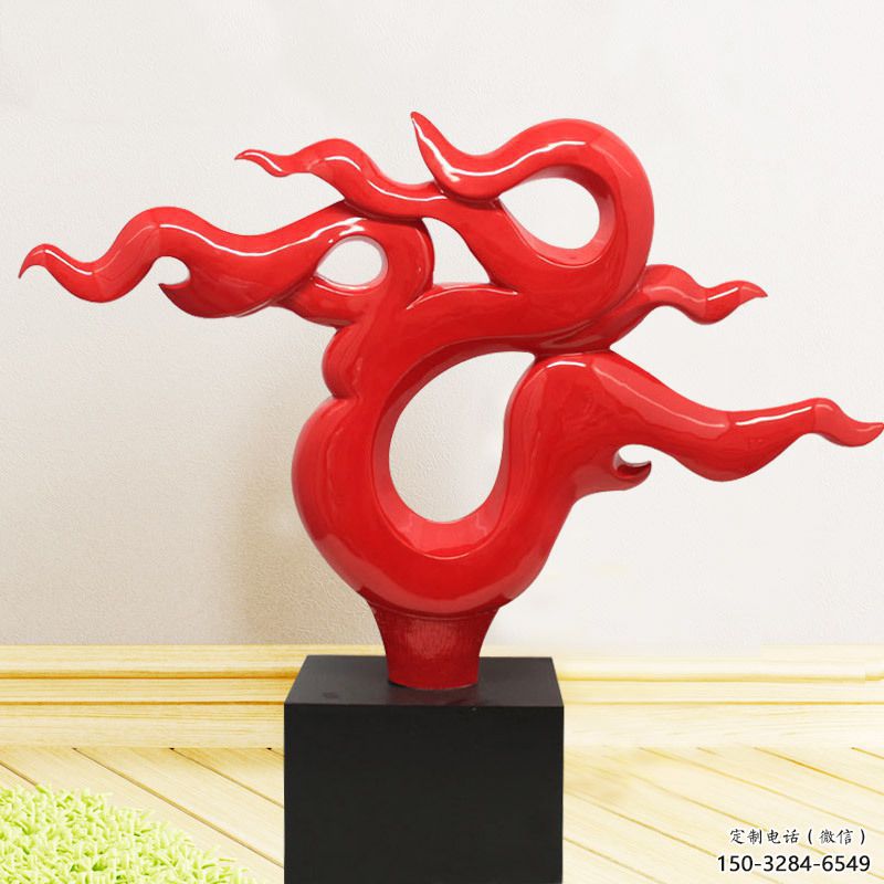 幾何火把雕塑 發(fā)光公園篝火雕塑 大門口星火相傳主題