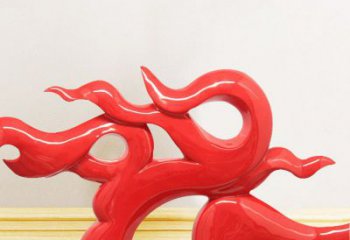 景觀火把雕塑 彩繪剪紙星火相傳主題 校園篝火雕塑