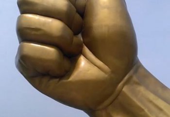 噴漆拇指雕塑 中式村口大拇指雕塑 草地點(diǎn)贊雕塑