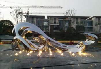 鏤空水花雕塑 噴水園林水景雕塑 住宅小區(qū)雕塑