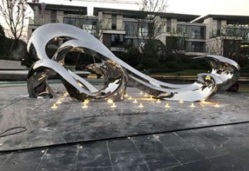 歐式水花雕塑 抽象希望水景雕塑 景觀雕塑