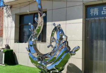 水景水花雕塑 彩繪剪紙雕塑 現(xiàn)代水景雕塑