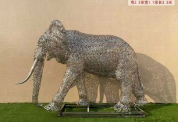 大象雕塑選定，景觀(guān)雕塑，景觀(guān)鏤空大象雕塑生產(chǎn)商