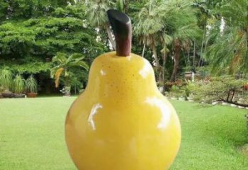 果籃雕塑觀賞型，景區雕塑，鴨梨果籃雕塑指用