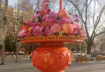 花籃雕塑標志精選，街頭藝術，公園公園花籃雕塑承接