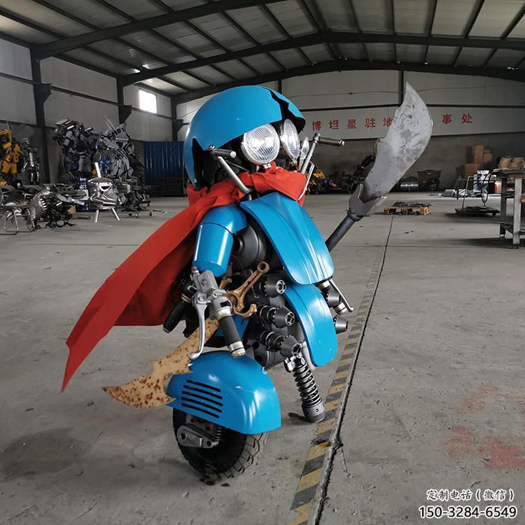 動漫機甲卡通人雕塑