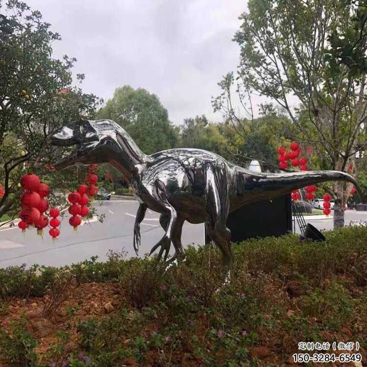 恐龍雕塑服務商，景觀雕塑，鏡面恐龍雕塑選定