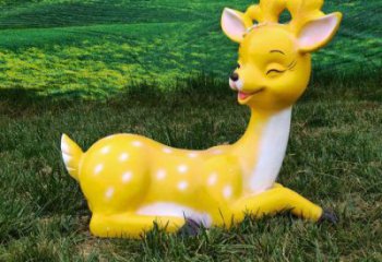 小鹿雕塑精選，戶外雕塑，景觀卡通小鹿雕塑優(yōu)價