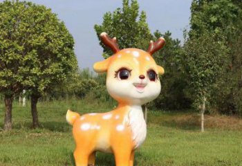 藝術小鹿雕塑優(yōu)選，城市裝飾，卡通小鹿雕塑訂做