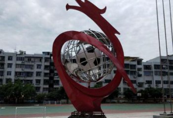 地球儀雕塑制造商，小區擺件，白鋼地球儀噴泉雕塑提供