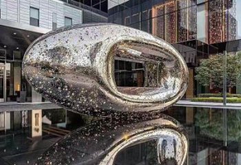 方孔球雕塑承接，戶外雕塑，不銹鋼方孔球雕塑生產