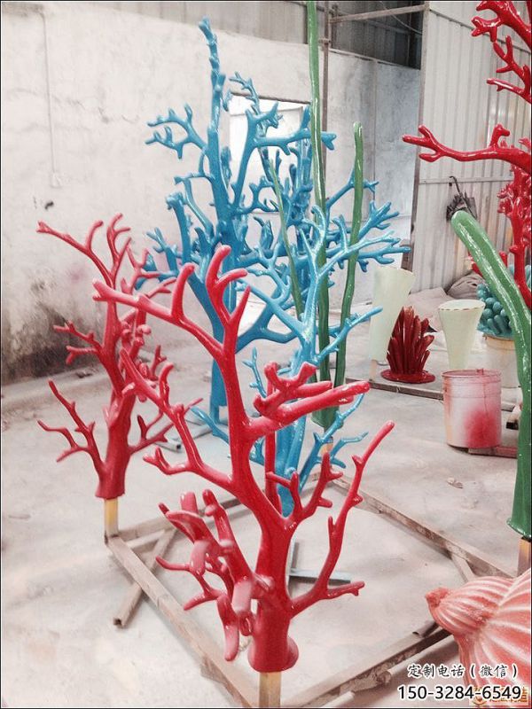 仿真樹雕塑制作，廣場雕塑，玻璃鋼仿真樹雕塑提供