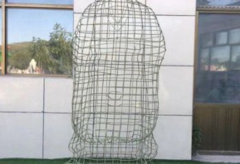 鏤空孔子雕塑訂做，景區雕塑，鐵藝古代人物雕塑定價